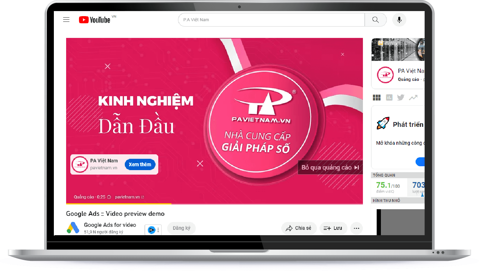 Dịch vụ Ads30s - Công ty TNHH P.A Việt Nam